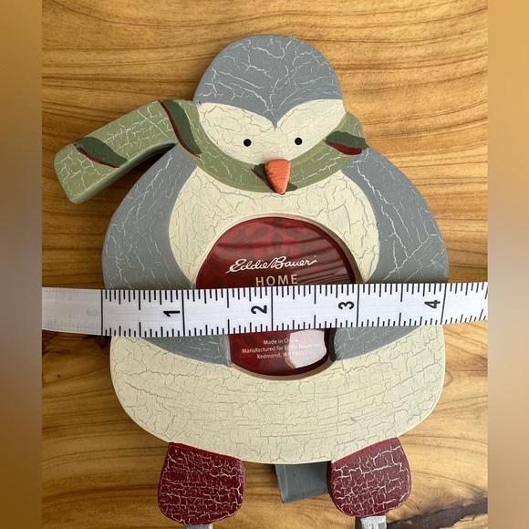 Eddie Bauer HOME 4" Wide x 7" Tall Skating Penguin Frame - Picture 5 of 7